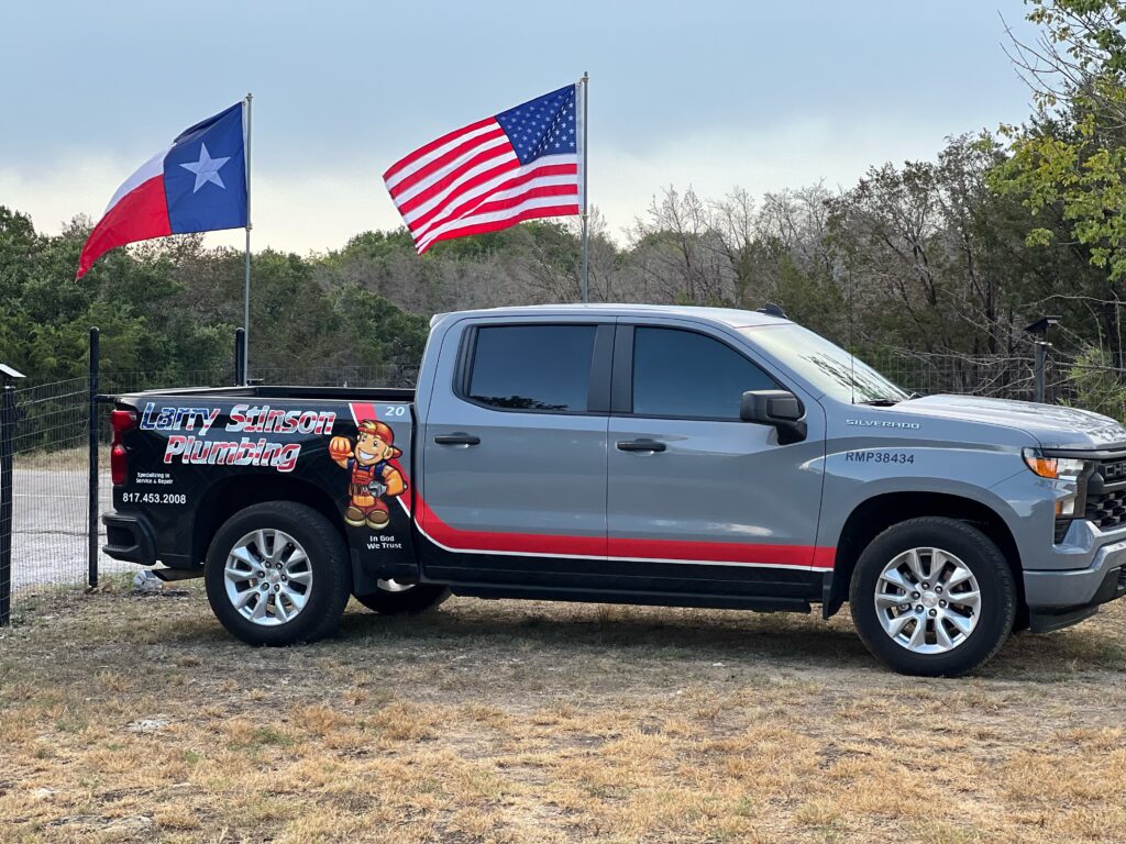 Larry Stinson Plumbing truck